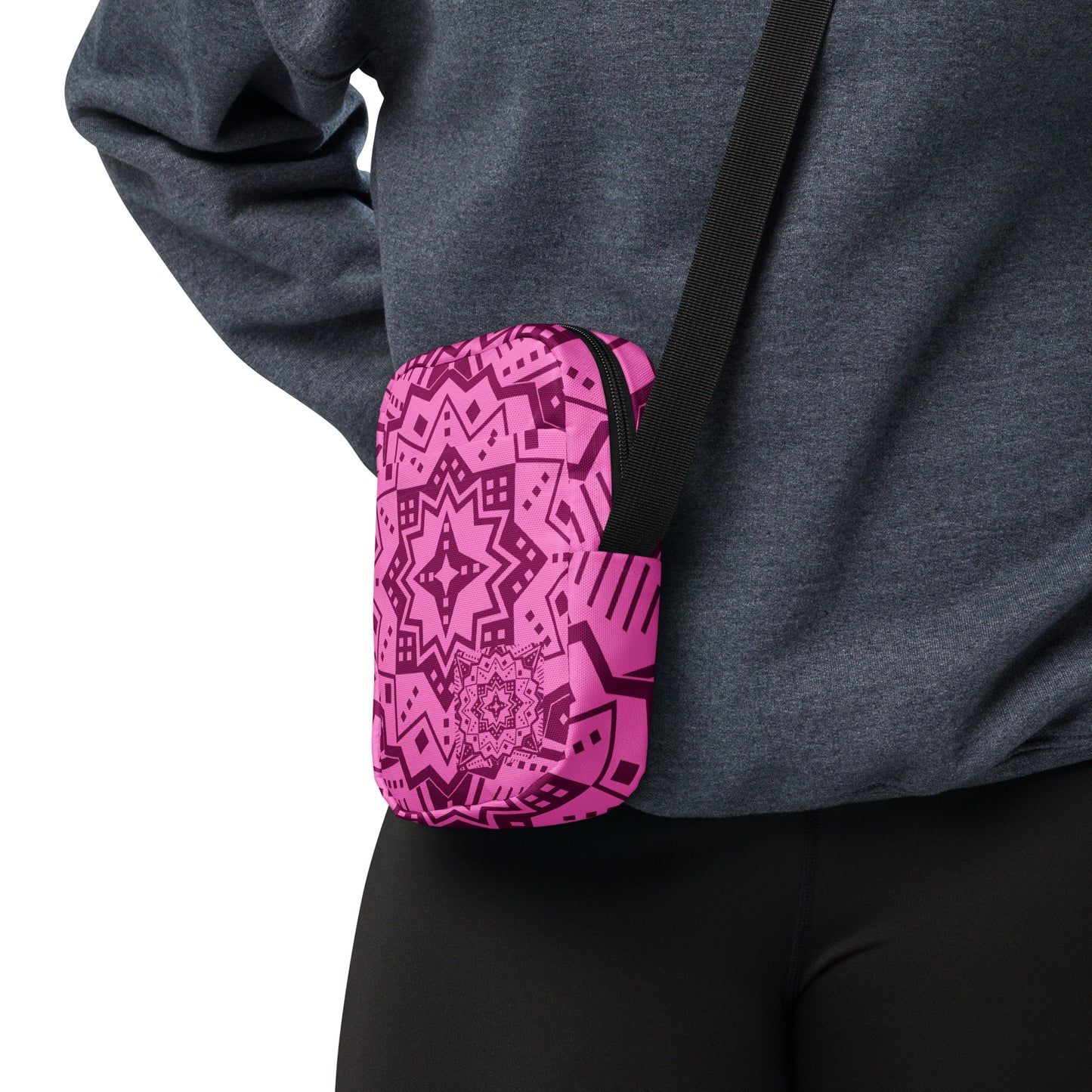 Pink Utility crossbody bag