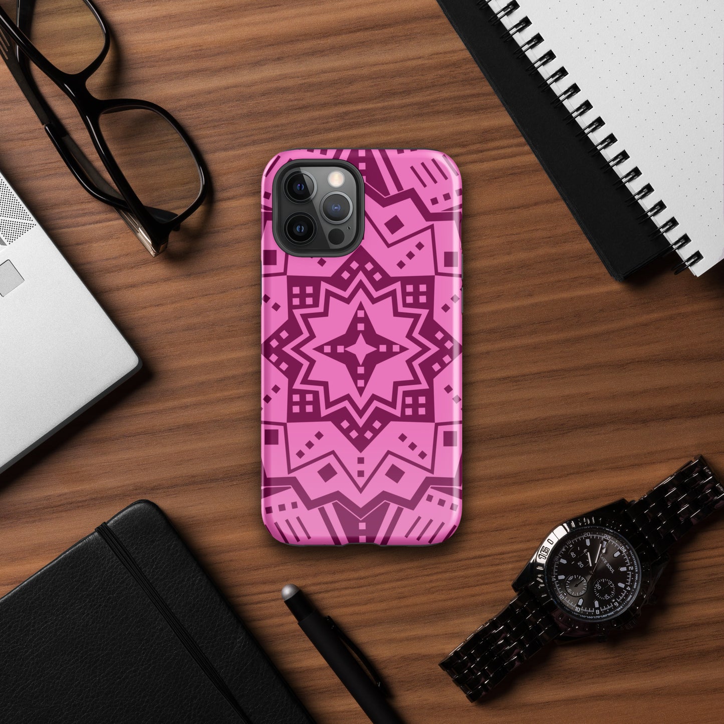 Pink Mandala Tough Case for iPhone®