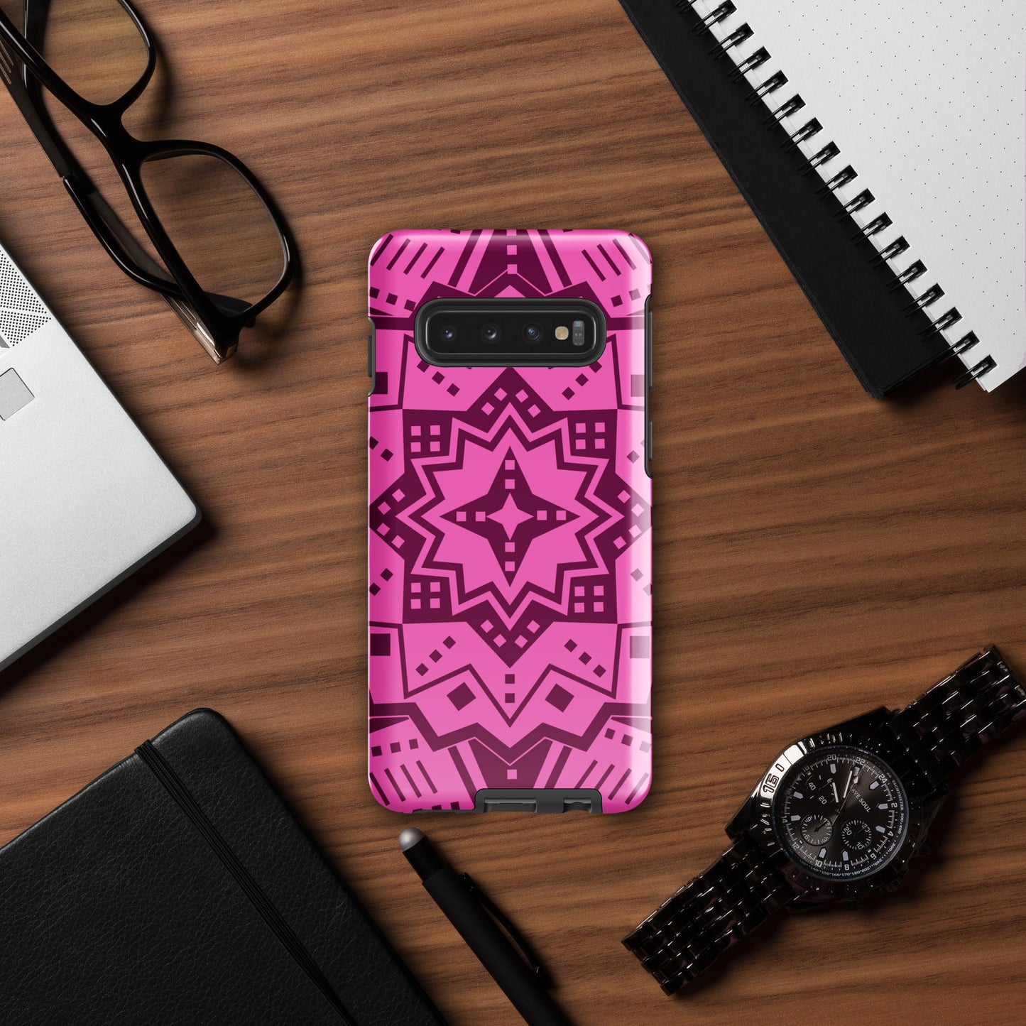 Pink Mandala Tough case for Samsung®