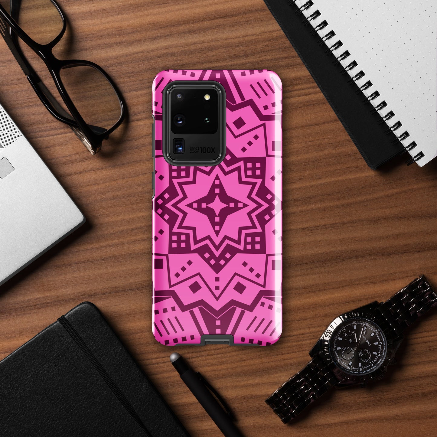 Pink Mandala Tough case for Samsung®