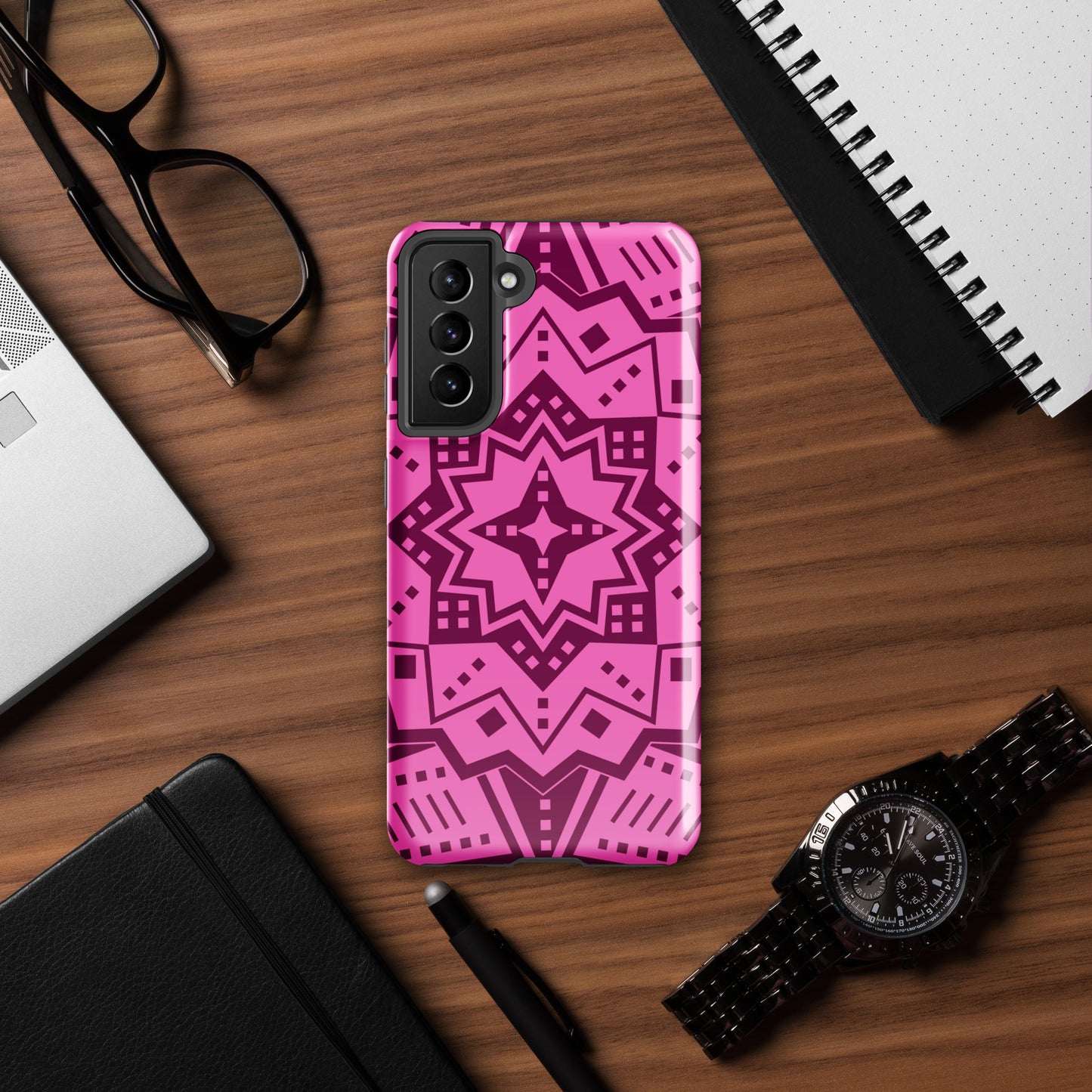 Pink Mandala Tough case for Samsung®