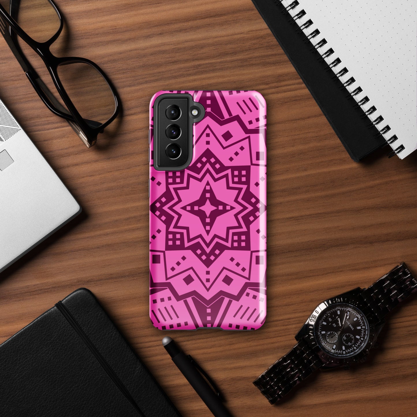 Pink Mandala Tough case for Samsung®