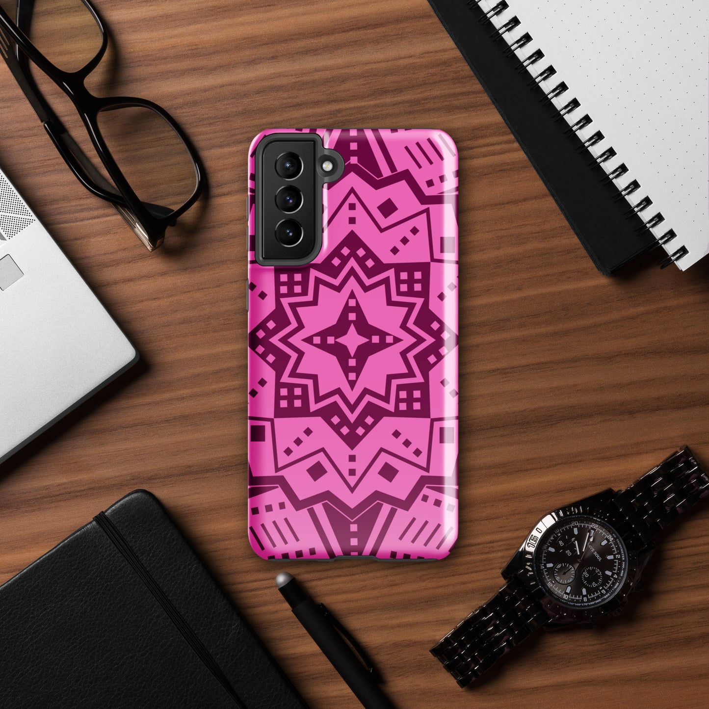 Pink Mandala Tough case for Samsung®