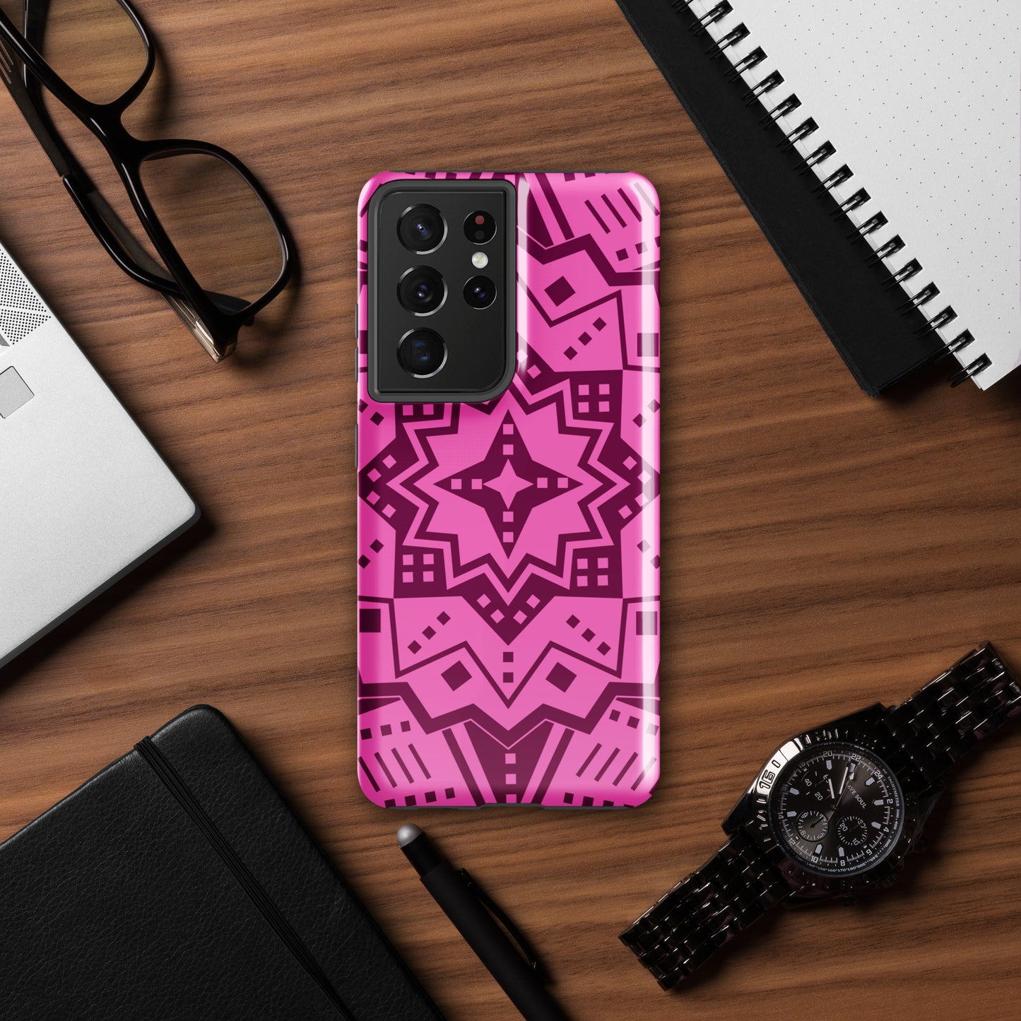 Pink Mandala Tough case for Samsung®