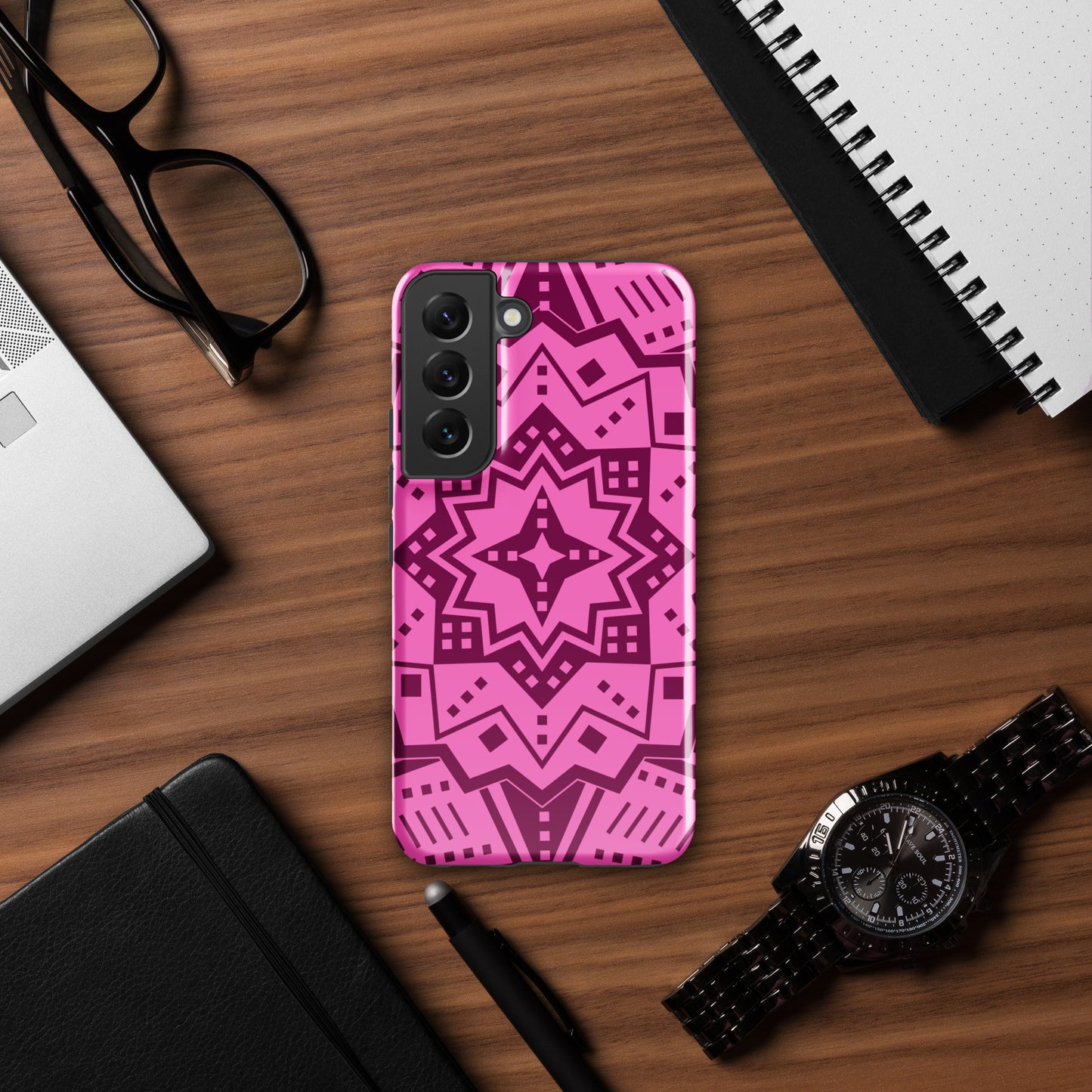 Pink Mandala Tough case for Samsung®