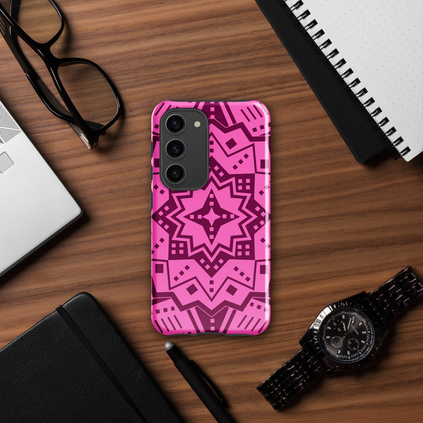 Pink Mandala Tough case for Samsung®