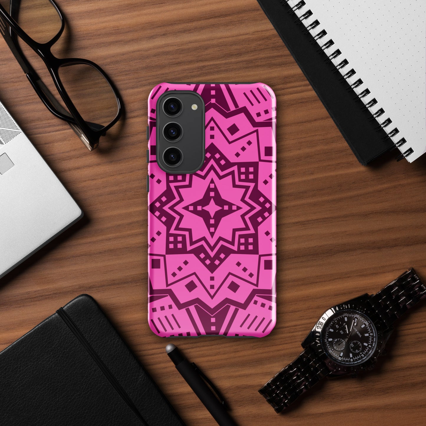 Pink Mandala Tough case for Samsung®