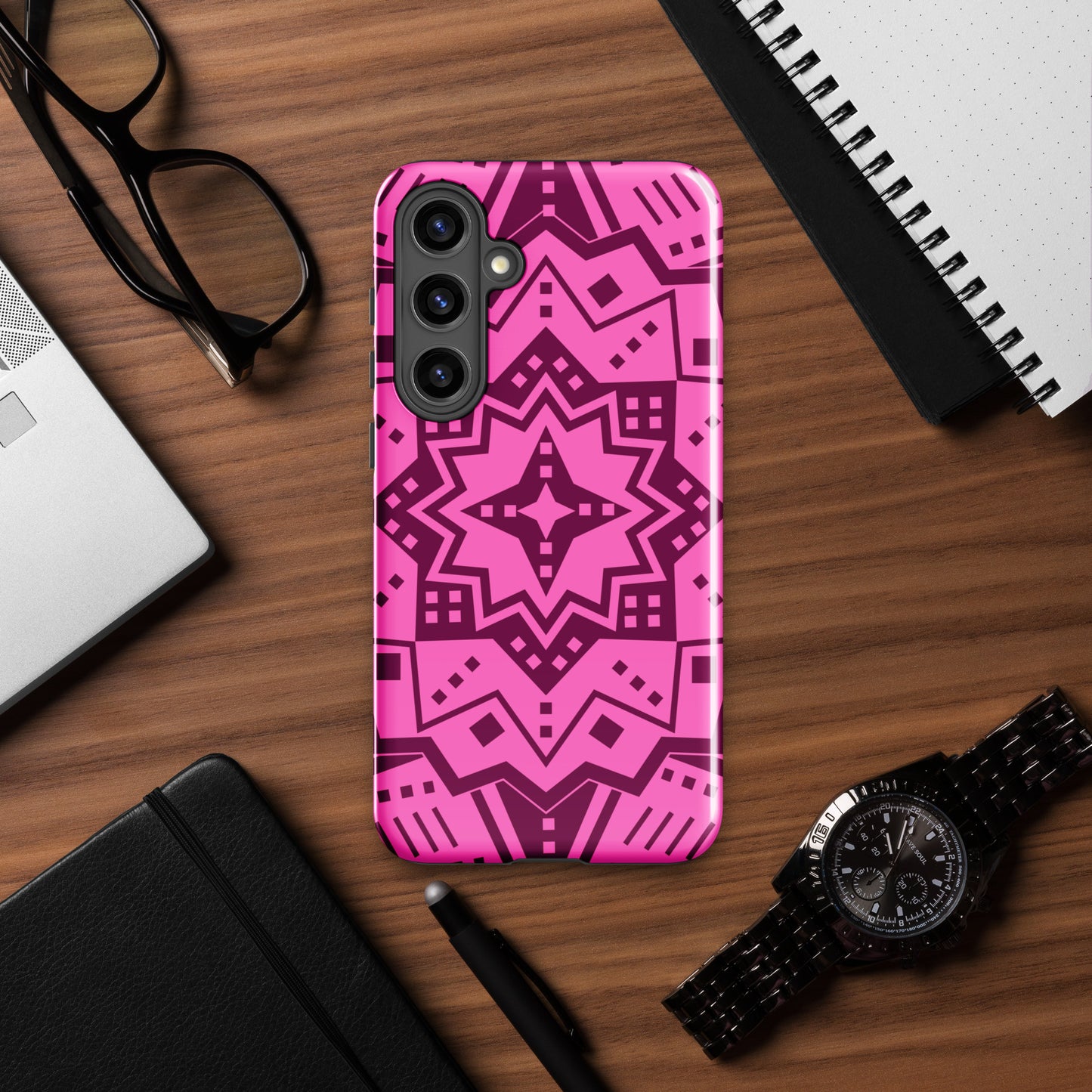 Pink Mandala Tough case for Samsung®