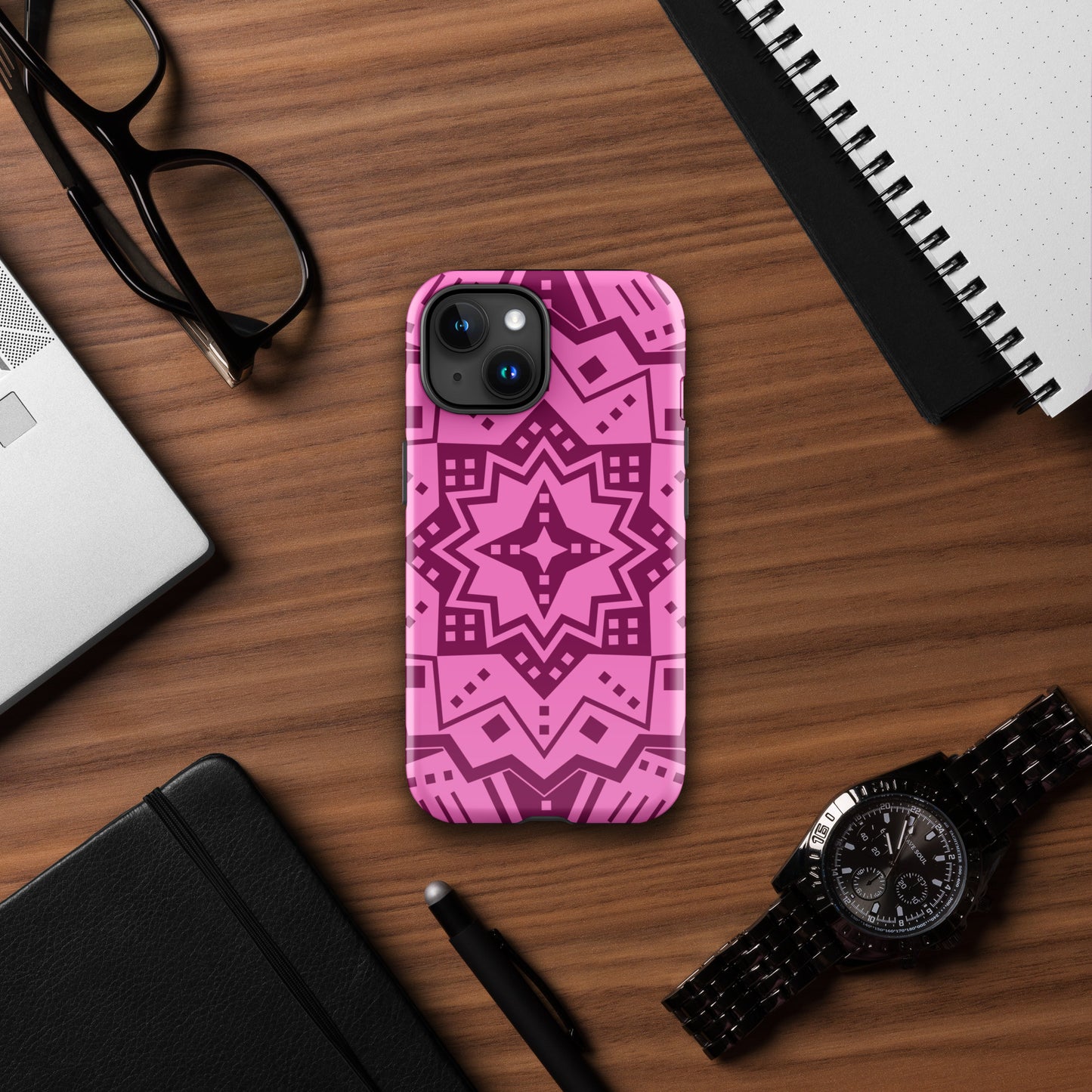 Pink Mandala Tough Case for iPhone®