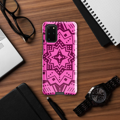 Pink Mandala Tough case for Samsung®