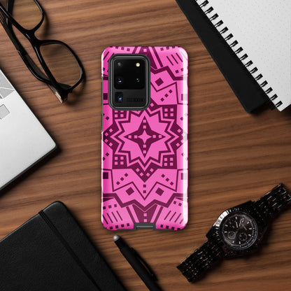 Pink Mandala Tough case for Samsung®
