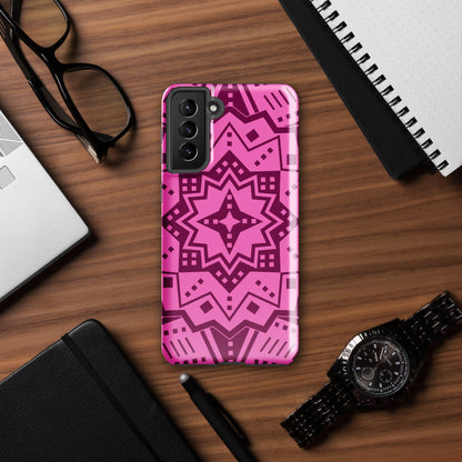 Pink Mandala Tough case for Samsung®
