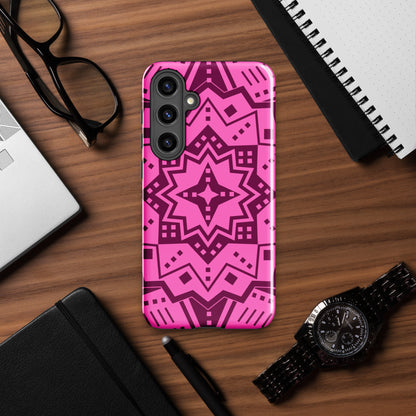 Pink Mandala Tough case for Samsung®