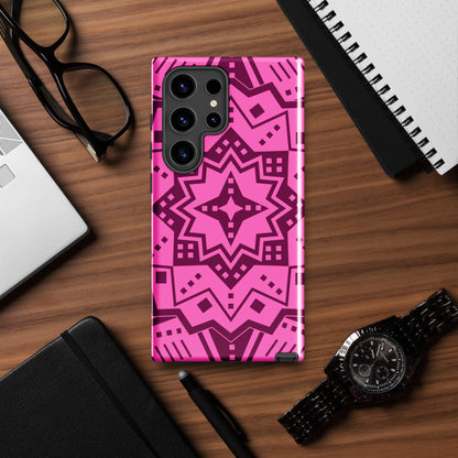 Pink Mandala Tough case for Samsung®